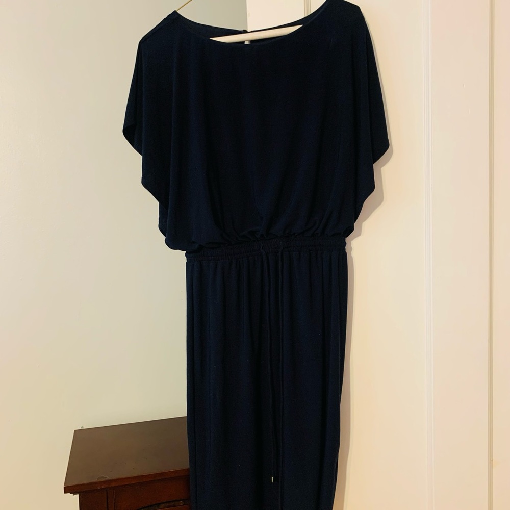 Emma and Michele Small Navy Dress